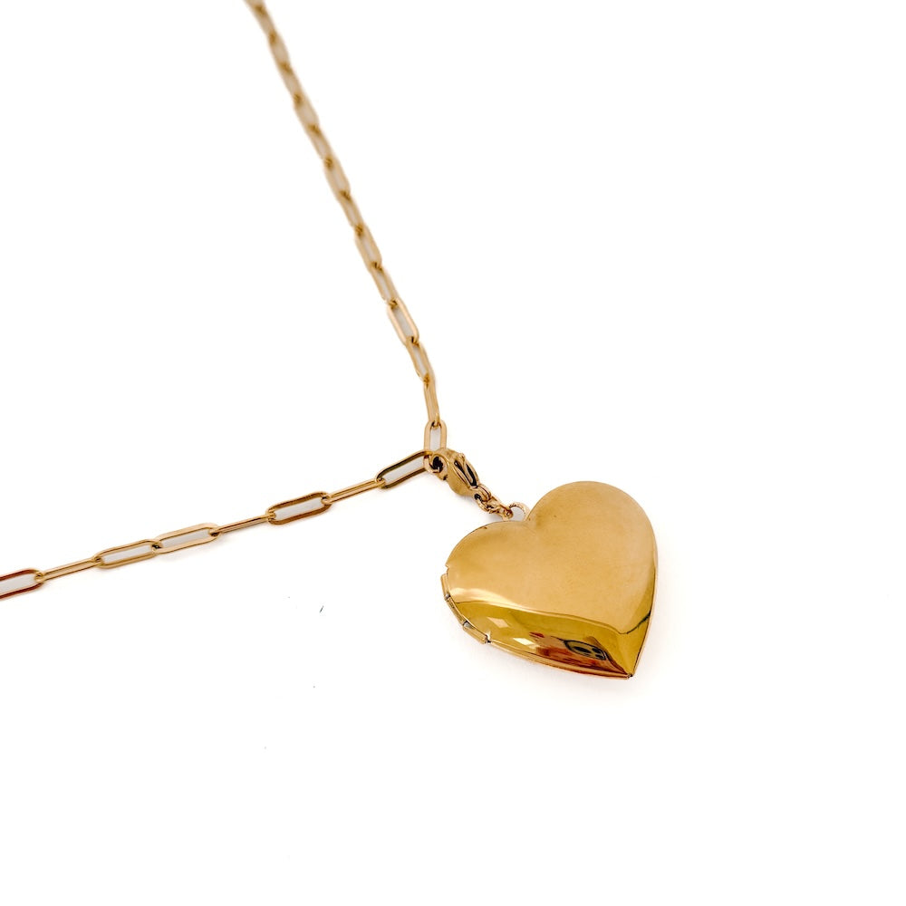 Lovestruck Heart Locket - WATERPROOF-Necklace-Jewelry-Hello Friends Boutique-Woman's Fashion Boutique Located in Traverse City, MI
