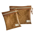 LIVE BOX- Suede Soul Amber - Large Multi Use Clear Pouch