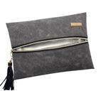 LIVE BOX- Suede Soul Graphite - Center Zip Jumbo