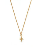 Necklace - Carly Cross-230 Jewelry-Linny Co-Hello Friends Boutique-Woman's Fashion Boutique Located in Traverse City, MI