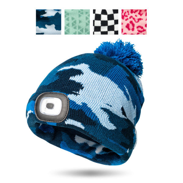 Night Owl Kid’s Hide & Seek Rechargeable LED Beanie by Night Scope®-300 Treats/Gift-DM Merchandising-Hello Friends Boutique-Woman's Fashion Boutique Located in Traverse City, MI