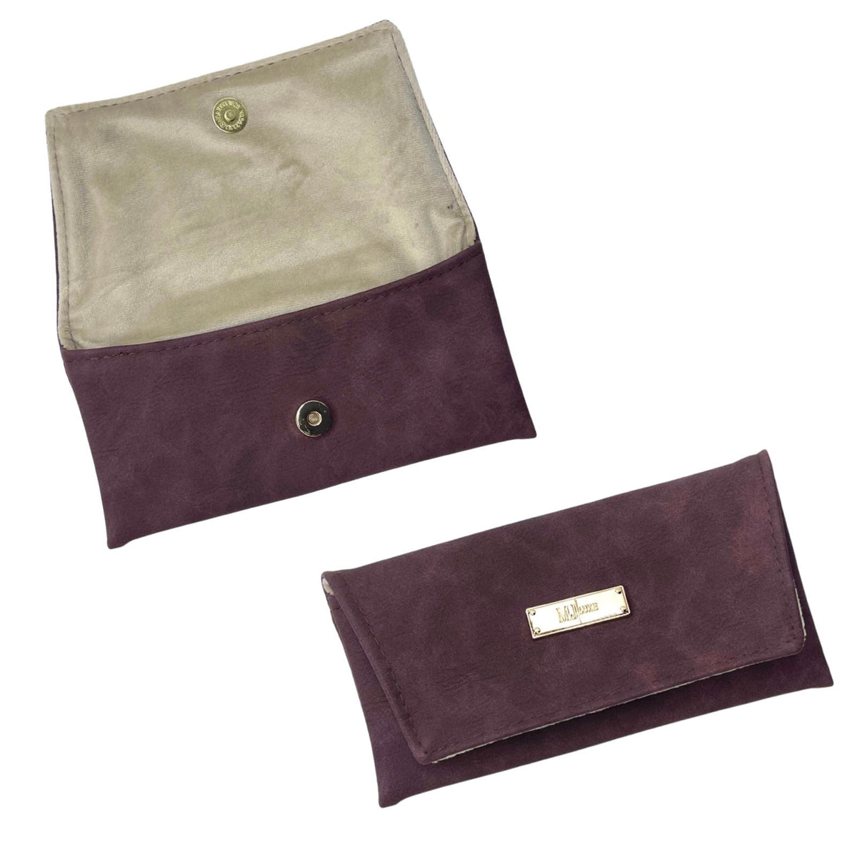 LIVE BOX- Suede Soul Bordeaux - Luxe Sunglass Case