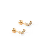 Screwback Stud Earrings - Abigail Sparkle-230 Jewelry-Linny Co-Hello Friends Boutique-Woman's Fashion Boutique Located in Traverse City, MI