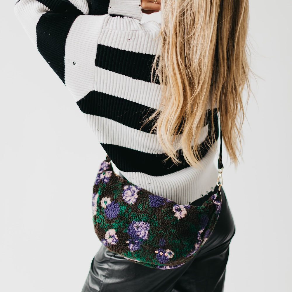 Shirley Sherpa Crossbody Bag-Sling Bag-Bum & Sling Bags-Hello Friends Boutique-Woman's Fashion Boutique Located in Traverse City, MI