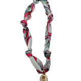 Pearl Flower Scarf Necklace-240 Jewelry-Lauren Kenzie-Hello Friends Boutique-Woman's Fashion Boutique Located in Traverse City, MI