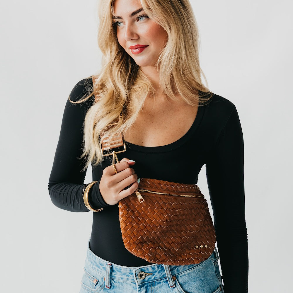 Westlyn Woven Bum Bag - NEW COLOR ADDED!-Bum Bag-Bum & Sling Bags-Hello Friends Boutique-Woman's Fashion Boutique Located in Traverse City, MI