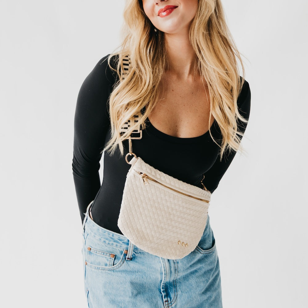 Westlyn Woven Bum Bag - NEW COLOR ADDED!-Bum Bag-Bum & Sling Bags-Hello Friends Boutique-Woman's Fashion Boutique Located in Traverse City, MI