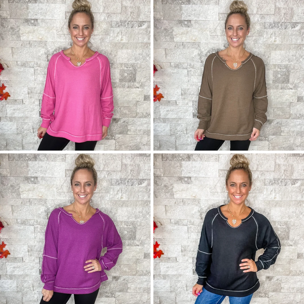 Something To Remember Top (S-3XL)-110 Long Sleeve-Andree By Unit-Hello Friends Boutique-Woman's Fashion Boutique Located in Traverse City, MI