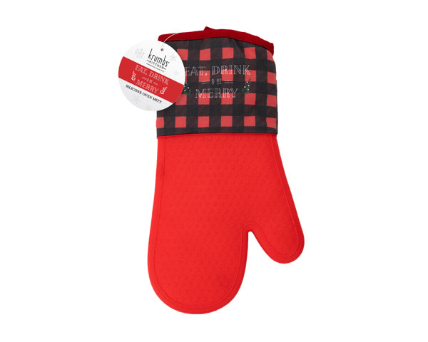 Krumbs Kitchen Holiday Farmhouse Oven Mitts-300 Treats/Gift-DM Merchandising-Hello Friends Boutique-Woman's Fashion Boutique Located in Traverse City, MI