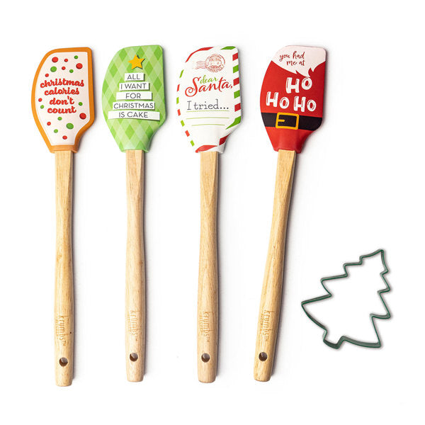 Krumbs Kitchen® Holiday Spatula & Cookie Cutter Set-300 Treats/Gift-DM Merchandising-Hello Friends Boutique-Woman's Fashion Boutique Located in Traverse City, MI