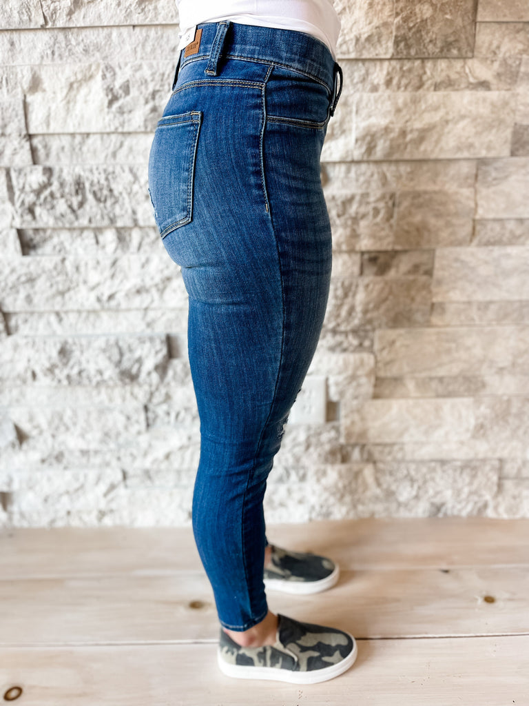 Living Your Best Life Jeggings-200 Denim-Judy Blue-Hello Friends Boutique-Woman's Fashion Boutique Located in Traverse City, MI