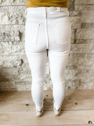 High Waist White Skinny-200 Denim-Judy Blue-Hello Friends Boutique-Woman's Fashion Boutique Located in Traverse City, MI