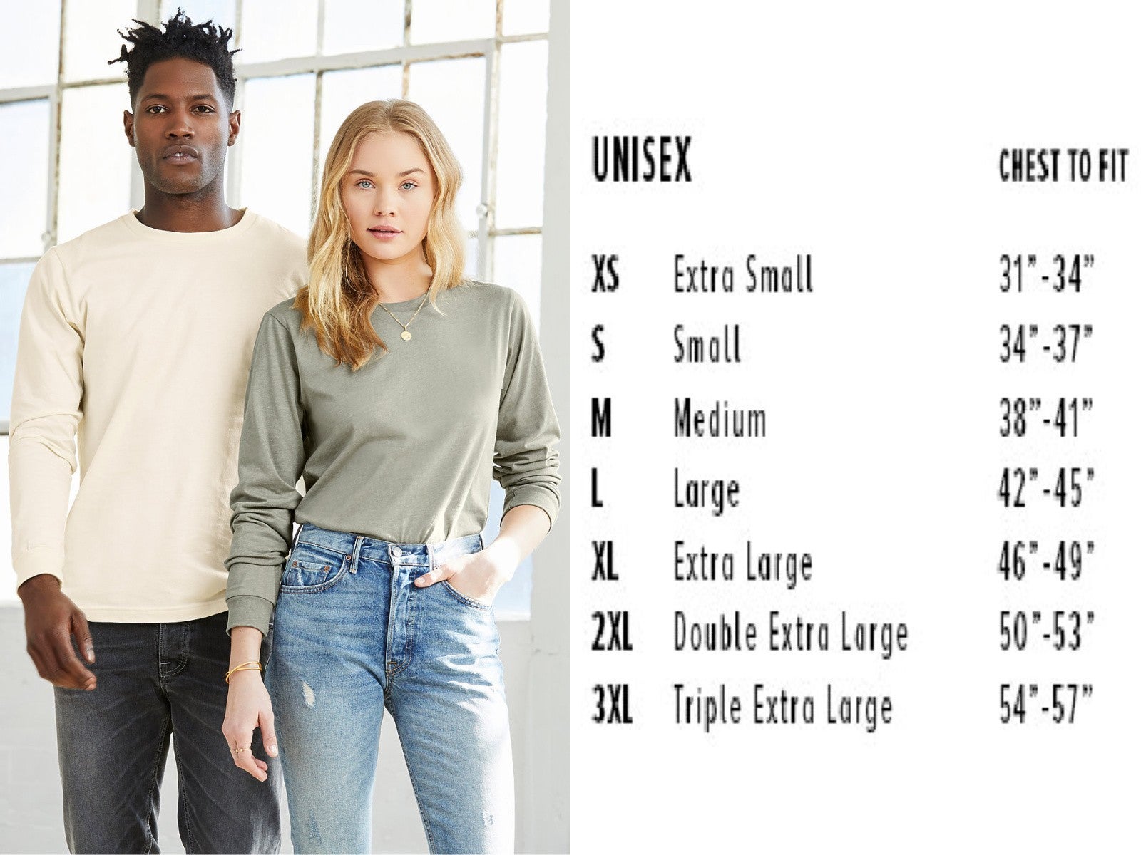 PLAIN UNISEX JERSEY LONGSLEEVE-110 Long Sleeves-SSACTIVE-Hello Friends Boutique-Woman's Fashion Boutique Located in Traverse City, MI