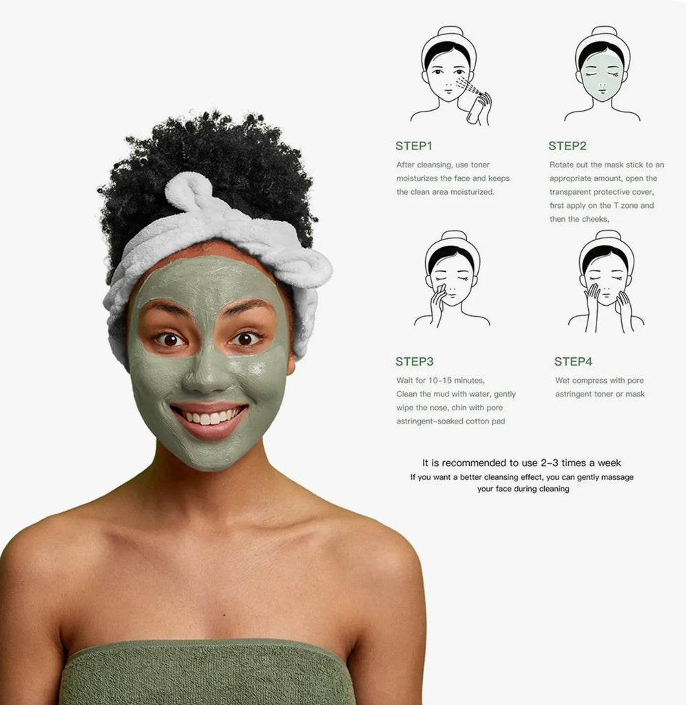 Green Tea Clay Mask Stick-290 Beauty-faire-Hello Friends Boutique-Woman's Fashion Boutique Located in Traverse City, MI